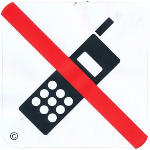 Mobiltelefon forbudt