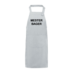 Forklde one size voksen med lomme incl tekst p front