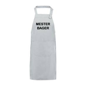 Forklde one size voksen med lomme incl tekst p front