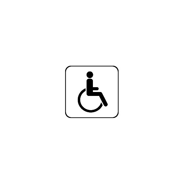 Handicap - symbol 8x8 cm