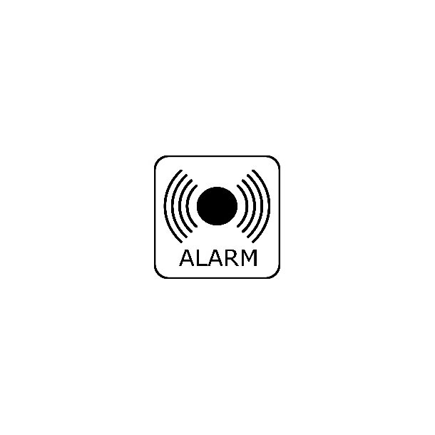 Alarm - symbol 8x8 cm