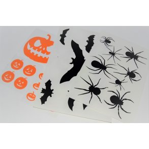 Halloween - selvklbende mrker - 3 ark