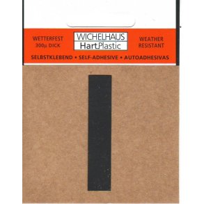 I - selvklbende bogstav  SORT 30 mm