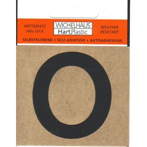 0- selvklbende tal  SORT 30 mm