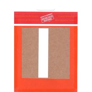 I selvklbende bogstav HVID