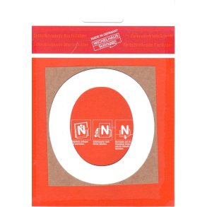 O selvklbende bogstav HVID