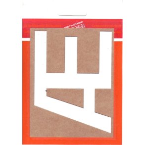  selvklbende bogstav HVID