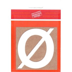  selvklbende bogstav HVID