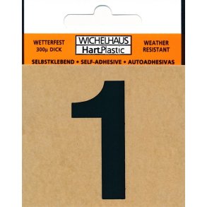 1- selvklbende tal  SORT 30 mm