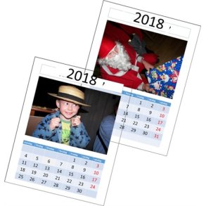 Spiralkalender A4 -med 13 sider