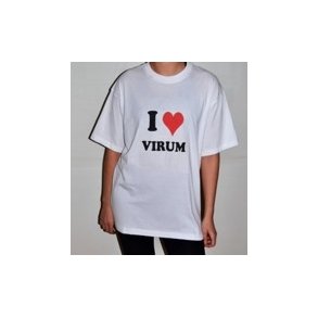 T-shirts med tryk - I love