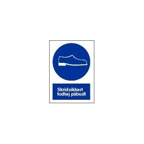 Skridsikker fodtj pbudt, selvklbende 210x297