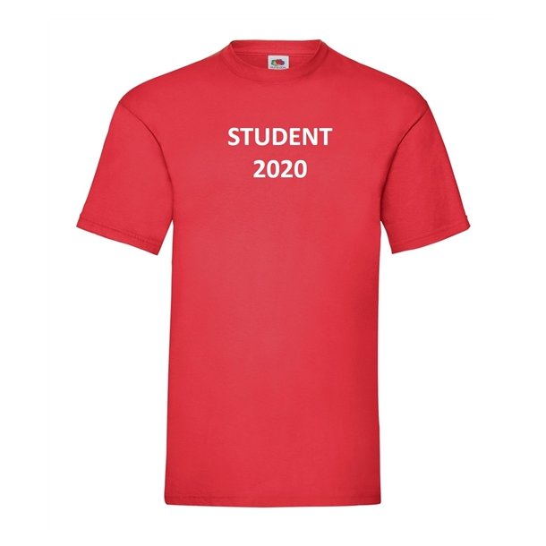 T-shirts med tryk STUDENT 2020