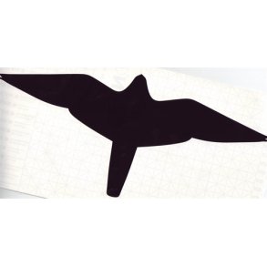 skrmmefugl 25 cm sort 