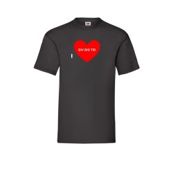 T-shirts med giv dig tid - rdt hjerte