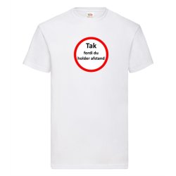 T-shirts - tak fordi du holder afstand
