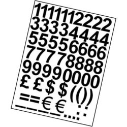 talark - talhjde:  30 mm selvklbende sort