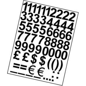 talark - talh�jde:  30 mm selvkl�bende sort