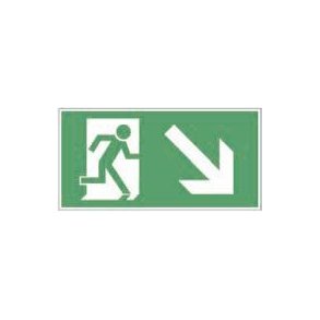 Flugtvejsskilt grnt 