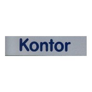Kontor - 40x160 mm hrd plast selvklbende